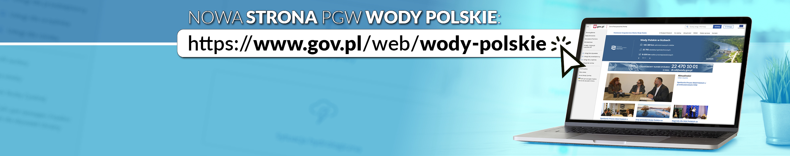 Nowa strona PGW Wody Polskie. Przejdź na nową stronę RZGW w Białymstoku